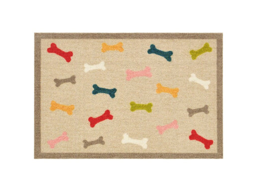 Howler & Scratch Patterned Multi Bones Mat or Runner_Doormats