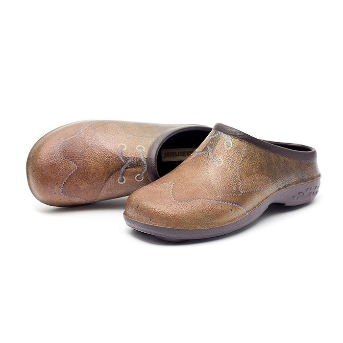 British Brogue Chunky Tread Classic Men's Clogs_Mens Chunky Tread Clogs