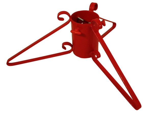 Ideal 7'x4.5D Red Metal Tree Stand, with Legs