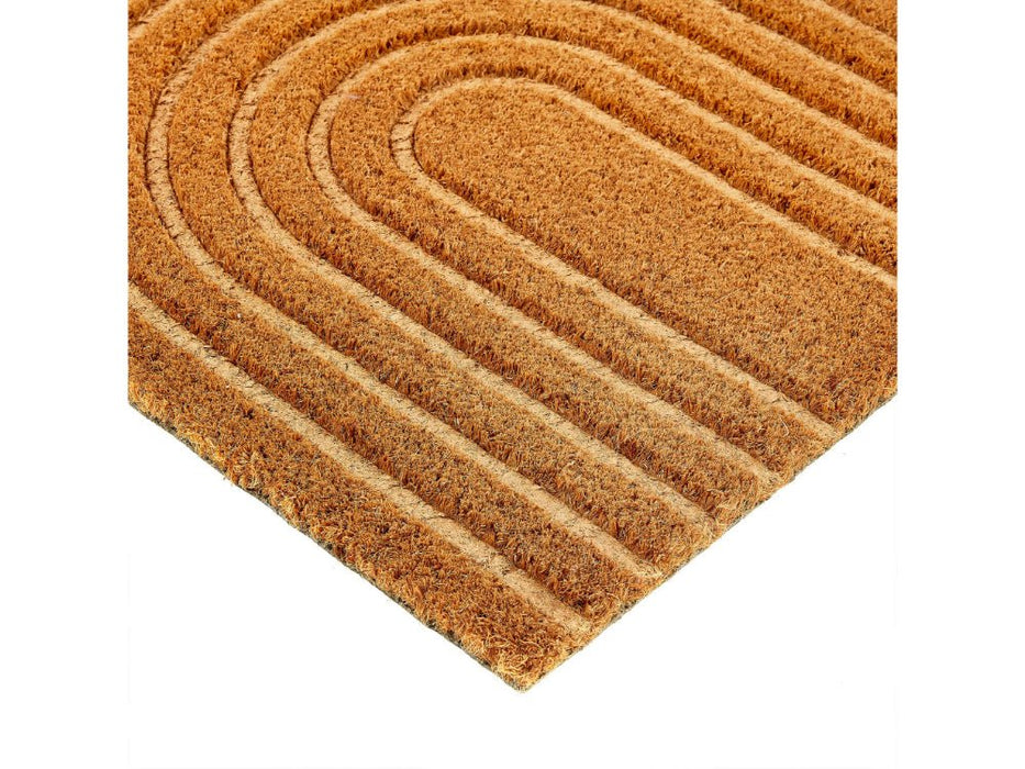 My Mat Embossed Coir Curve Doormat 45X75_Doormats