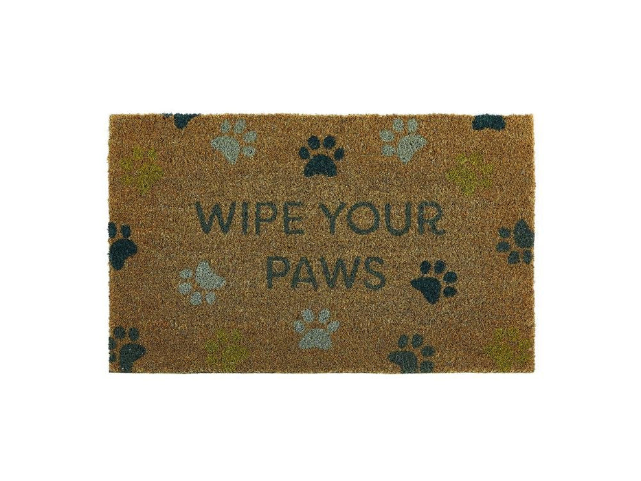 My Mat Printed Coir Wipe Your Paws Mat 45X75_Doormats