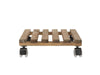 Square Wooden Caddy - Light Wood_Pot Caddies