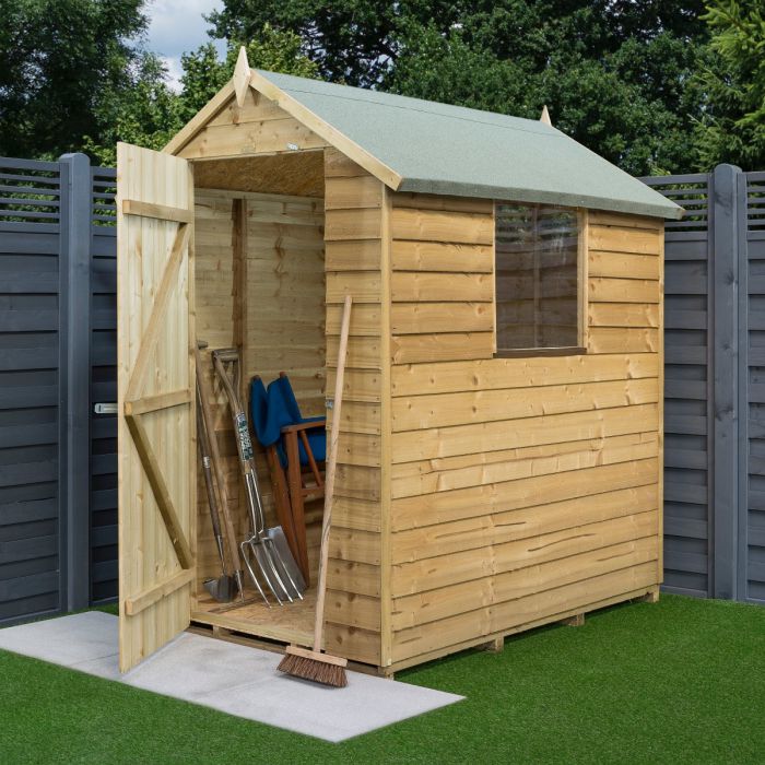 Overlap 6ft x 4ft Shed_Garden Sheds