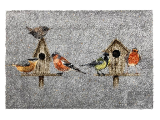 Bree Merryn Luxury Washable Mat - House Party (Bird House)_Doormats