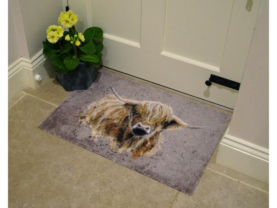 Bree Merryn Luxury Washable Mat - Blair (1 Cow)_Doormats