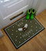 Eco Flex Premium Washable Mat - Bee Happy Green_Doormats