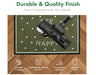 Eco Flex Premium Washable Mat - Bee Happy Green_Doormats