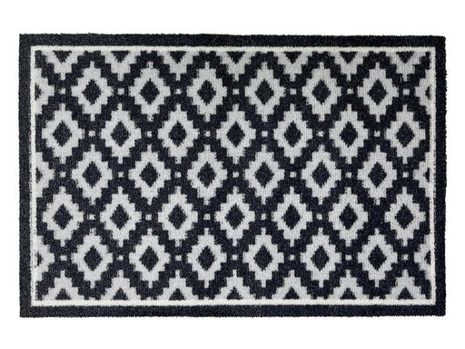 Eco Flex Premium Washable Mat - Diamond Geo Grey_Doormats