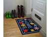 Eco Flex Premium Washable Mat - Floral Home Navy_Doormats