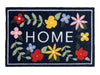 Eco Flex Premium Washable Mat - Floral Home Navy_Doormats