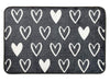 Supersoft Washable Mat - Grey Hearts_Doormats