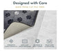 Supersoft Washable Mat - Grey Paw Print_Doormats