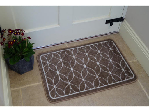 Supersoft Washable Mat - Natural Geo_Doormats