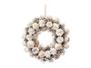 White & Gold Pinecone Wreath_Christmas Wreaths