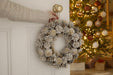 White & Gold Pinecone Wreath_Christmas Wreaths