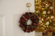 Red Pinecone Wreath_Christmas Wreaths