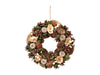 Gold Rose & Pinecone Wreath_Christmas Wreaths