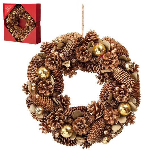 Gold Balls & Berries Wreath_Christmas Wreaths