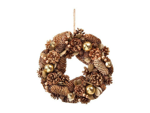 Gold Balls & Berries Wreath_Christmas Wreaths