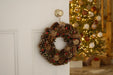 Gold Pinecone Wreath_Christmas Wreaths