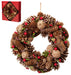 Gold Pinecone Wreath_Christmas Wreaths