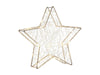 Christmas Light Star - Warm White in Silver_Indoor Christmas Decorations