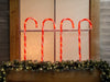 Candy Cane Stakes_Outdoor Christmas Decorations