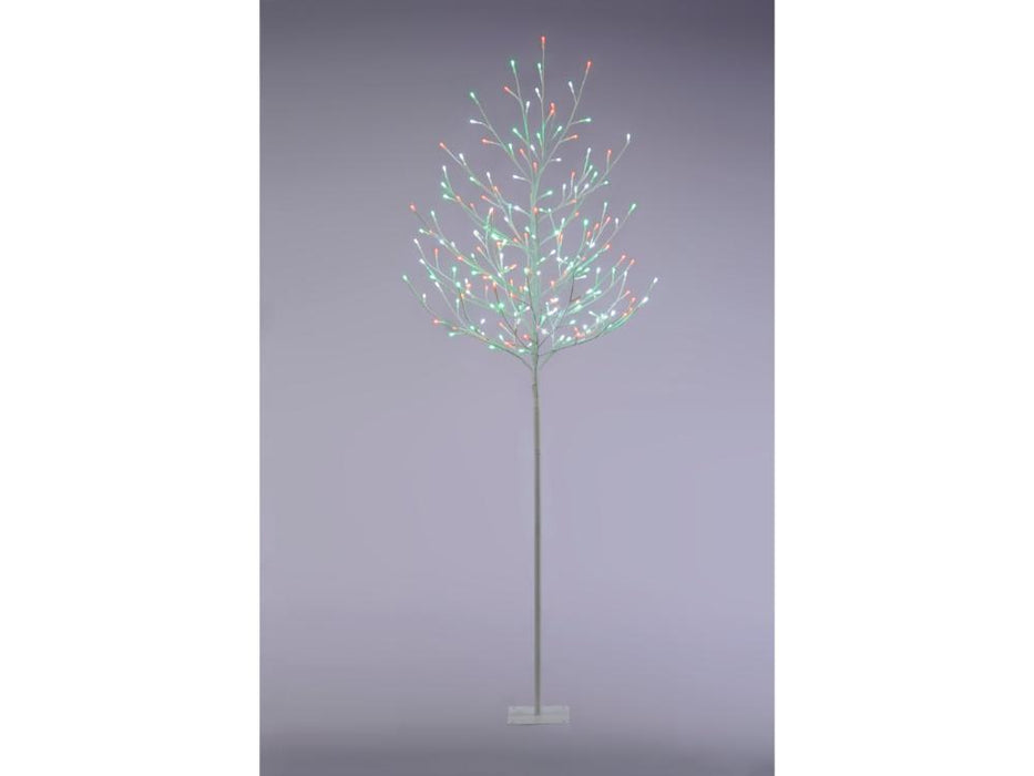 Jolly Holly LED Twig Tree - Red, Green & White LED Lights_Indoor Christmas Decorations