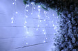 Snowing Icicle Lights - White_Christmas Lights