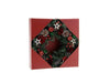 Red Flower, Red Apple and Star Wreath_Christmas Wreaths