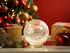 Christmas Bow Crackle Ball_Indoor Christmas Decorations