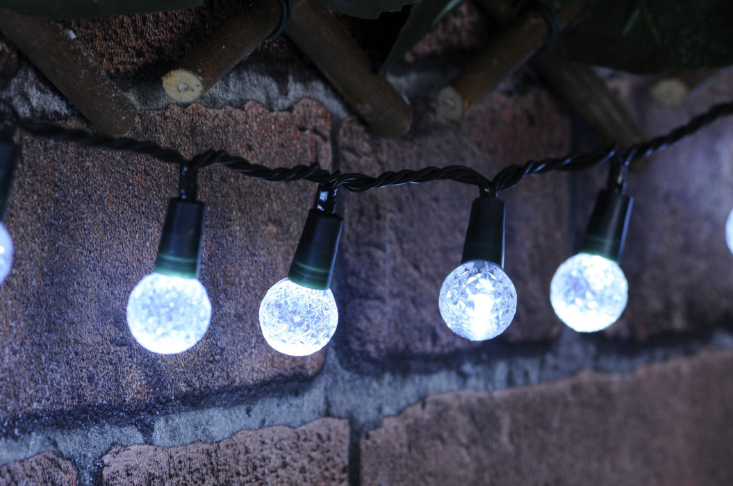 Crackle Ball Lights - White colour_Christmas Lights