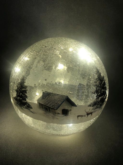 Lodge Crackle Ball_Indoor Christmas Decorations