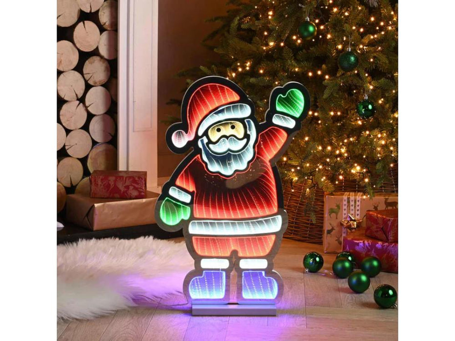 Santa Infinity Light - Indoor Christmas Decoration_Indoor Christmas Decorations