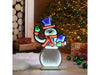 Snowman Infinity Light - Indoor Christmas Decoration_Indoor Christmas Decorations