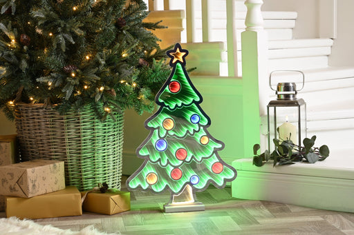 Christmas Tree Infinity Light - Indoor Christmas Decoration 60cm_Indoor Christmas Decorations