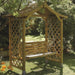 Dartmouth Arbour with Swing Seat_Garden Swings & Arbours