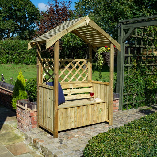 Stretton Arbour w/bench_Garden Swings & Arbours