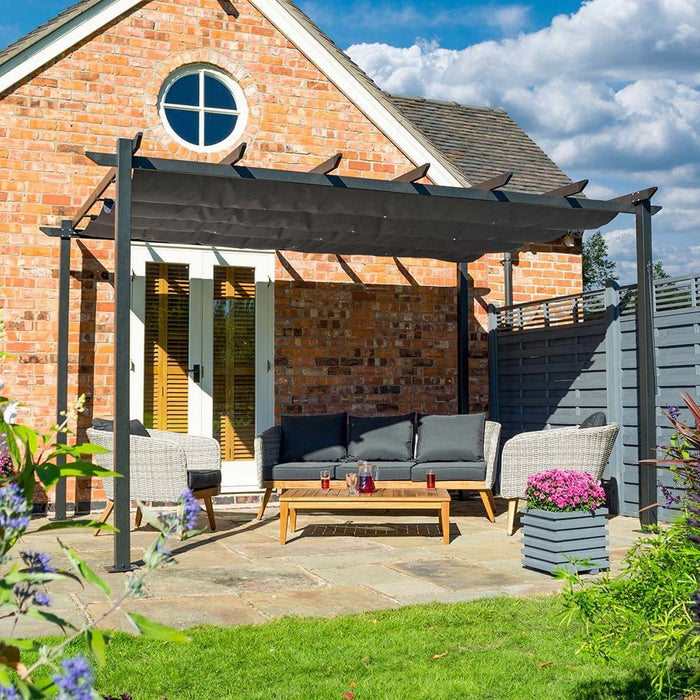 Venetian Grey Canopy 4×3_Garden Furniture