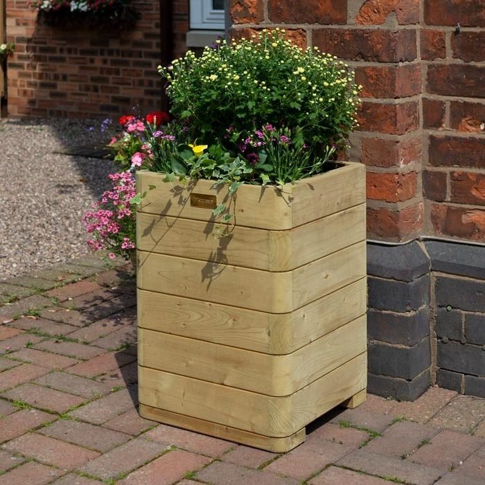 Marberry Tall Planter_Patio Planters