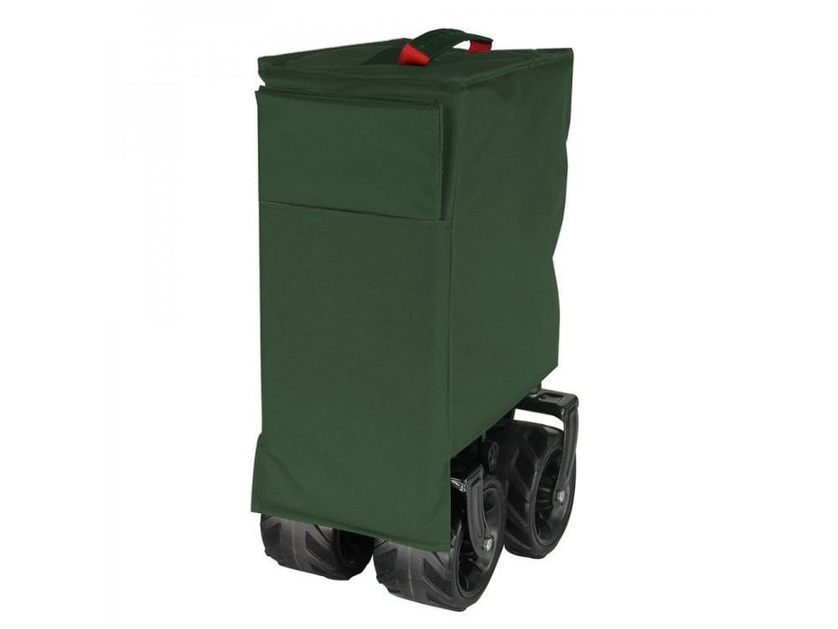 Green Folding Wagon with All - Terrain Wheels, 171 Litres - Folds Compact_Trollies & Wagons