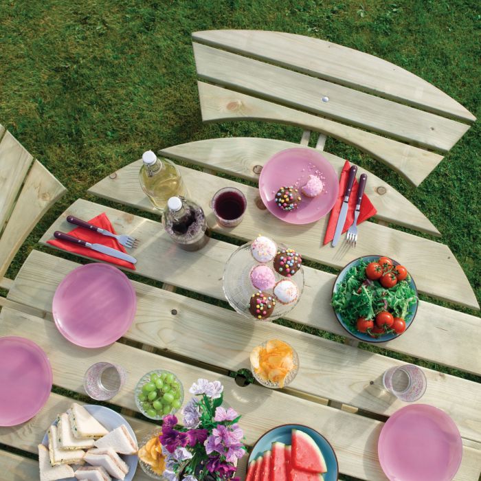 Round Picnic Table_Garden Furniture