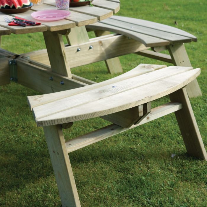 Round Picnic Table_Garden Furniture