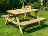 Rowlinson Timber Picnic Bench_Garden Furniture