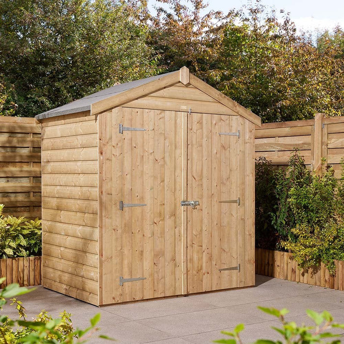 4×6 Shiplap Apex Shed Double Door_Garden Furniture