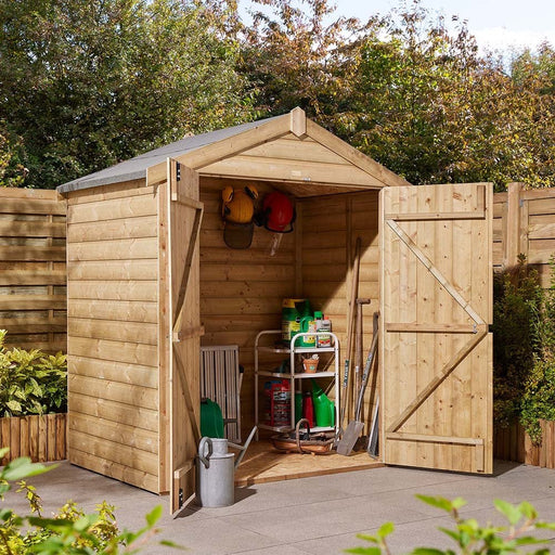 4×6 Shiplap Apex Shed Double Door_Garden Furniture