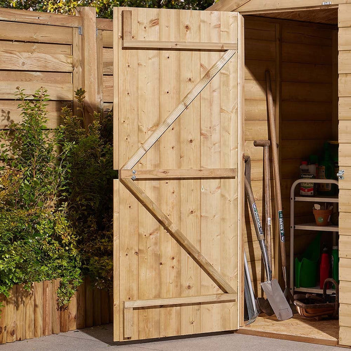 4×6 Single Door Shiplap Apex Shed_Garden Furniture