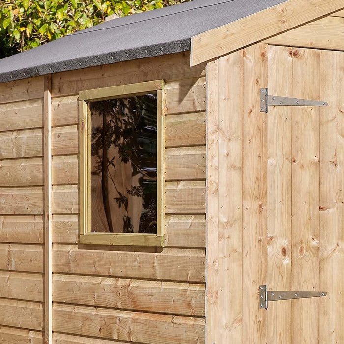 8×6 Shiplap Apex Shed Double Door With Window_Garden Furniture