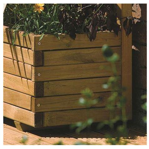 Rectangular Planter & Lattice_Planters