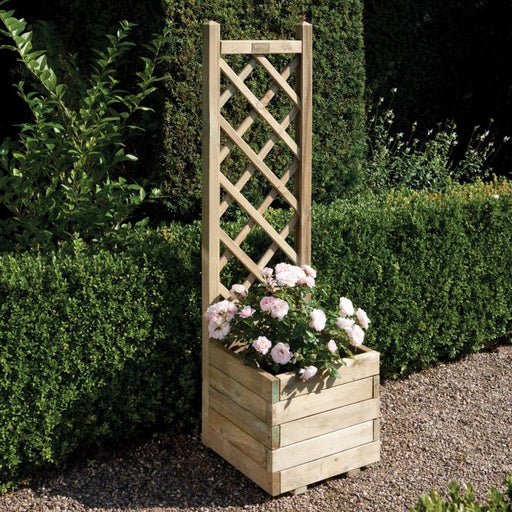 Square Planter & Lattice_Planters